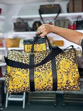 2 Pack Versace Duffle w/ Wallet